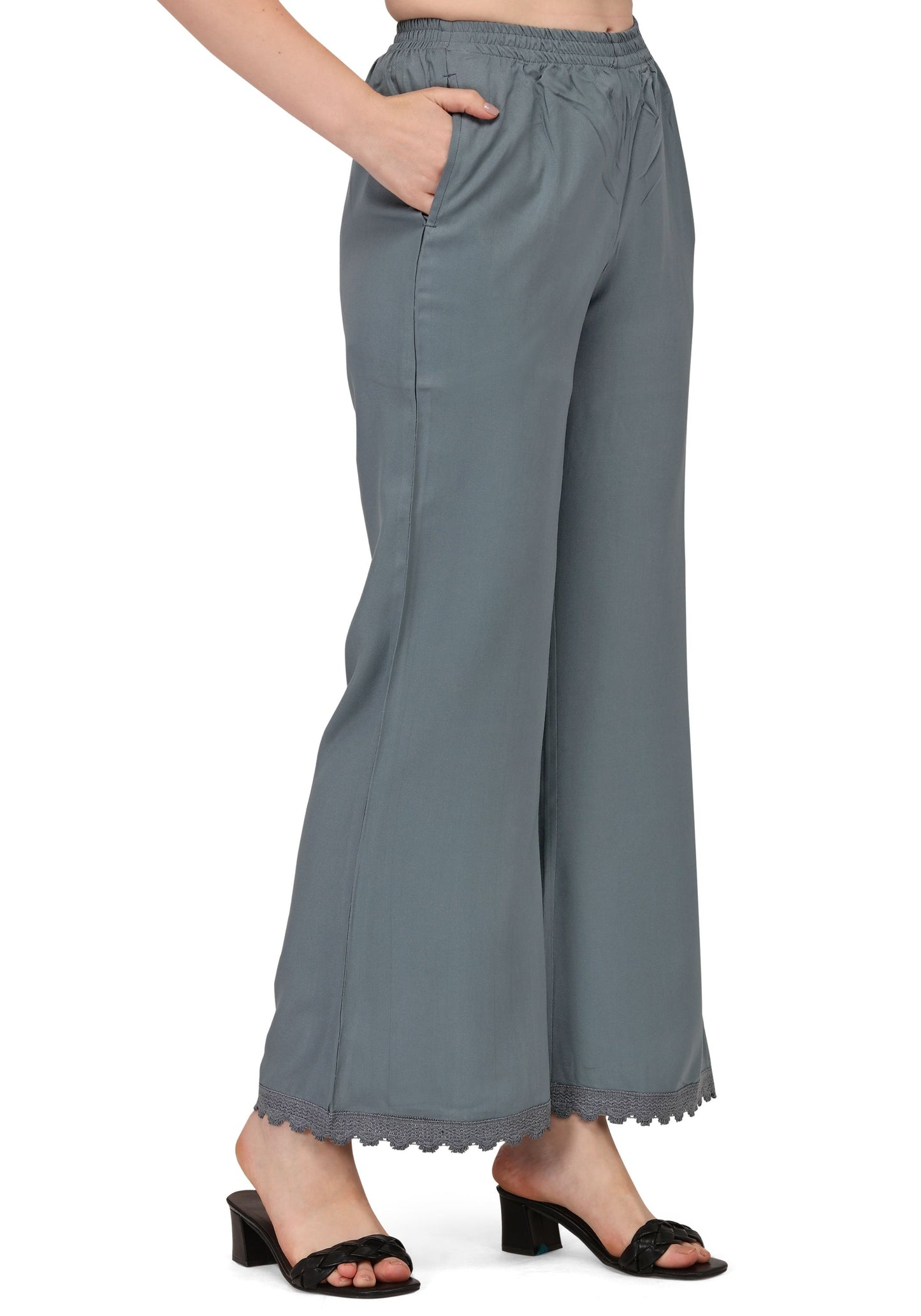 Women's Schiffily Georgette  Kurta and Palazzo Set