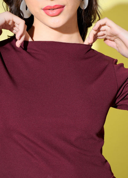 Women's Polyester Bodycon Co-ord Set