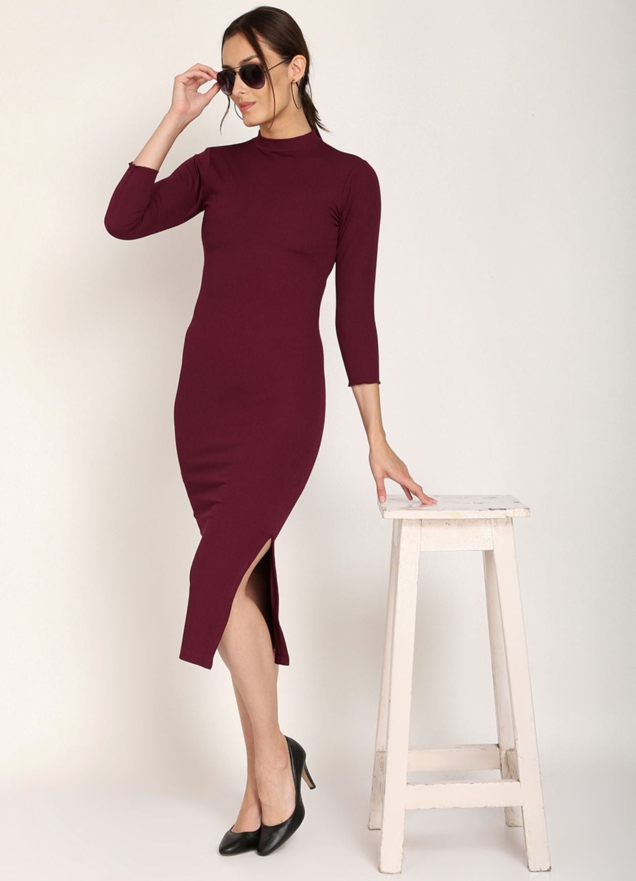 Women's Polyester Bodycon Dress