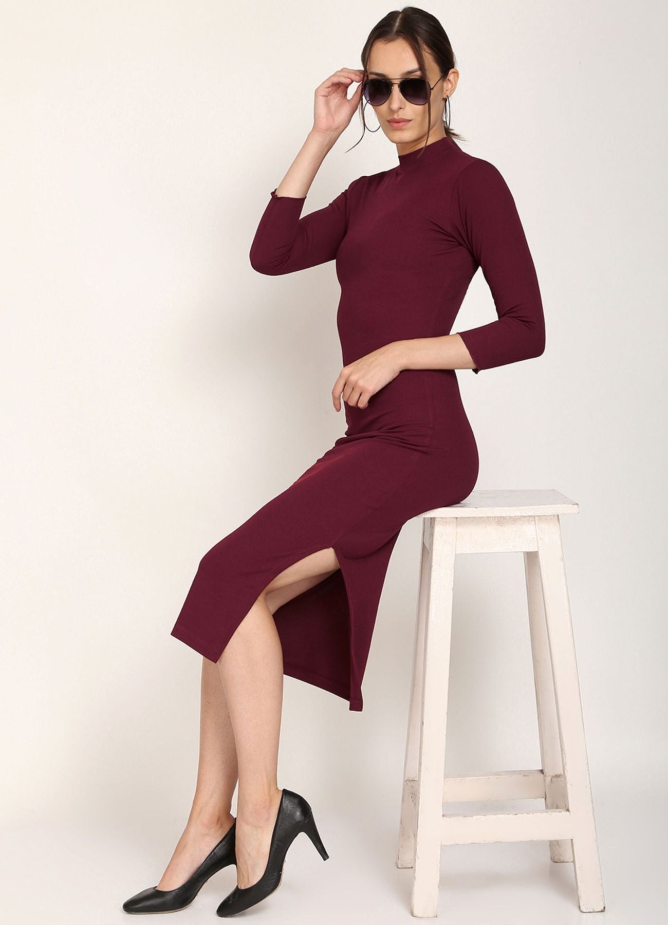 Women's Polyester Bodycon Dress