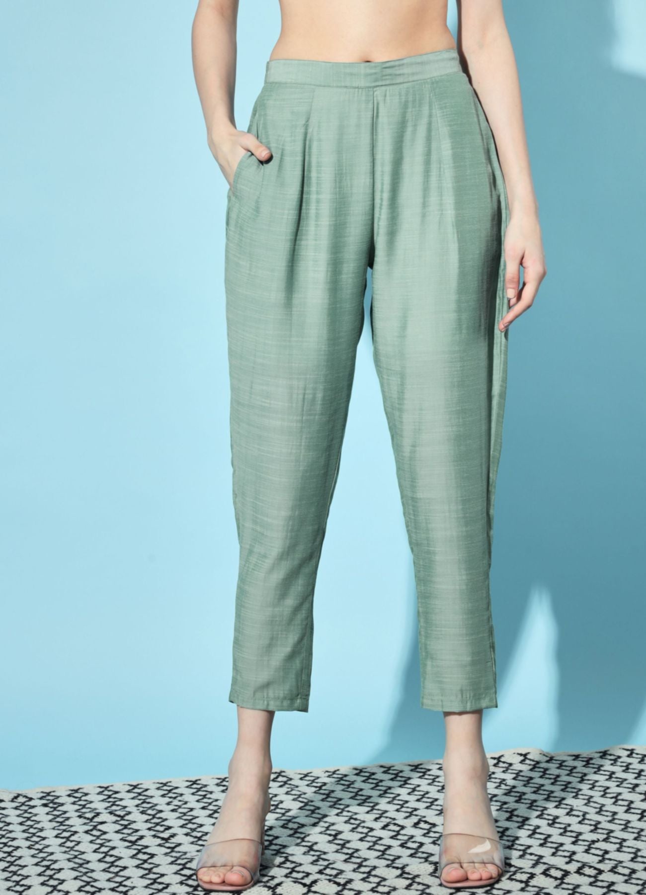 Women's  Embroidered Silk Blend Kurta Pyjama & Dupatta Set