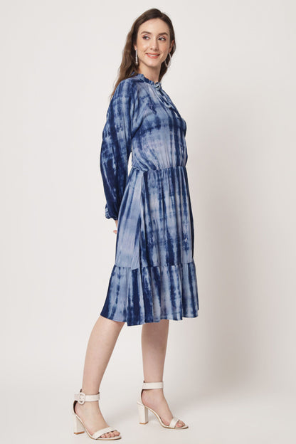 Women's Viscose Flared Dress