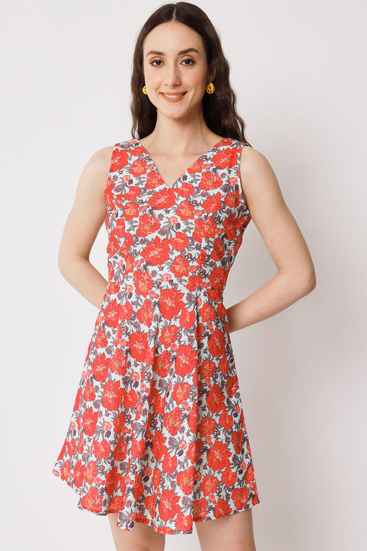 Women's Polyester Skater Dress
