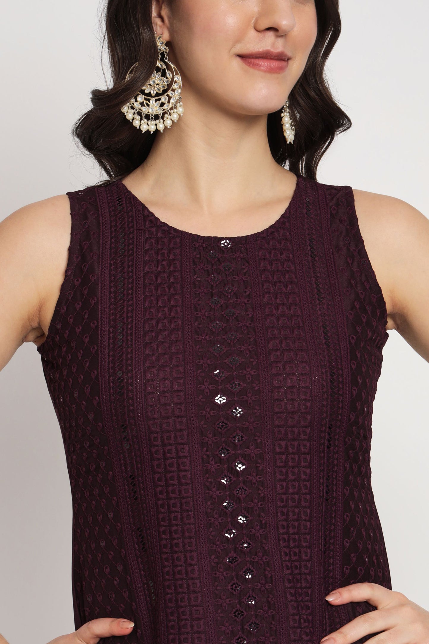 Women's Embroidered Silk Blend Kurta Pyjama & Dupatta Set