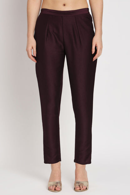 Women's Embroidered Silk Blend Kurta Pyjama & Dupatta Set