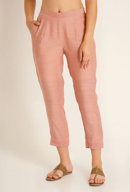 Women's Embroidered Silk Blend Kurta Pyjama & Dupatta Set