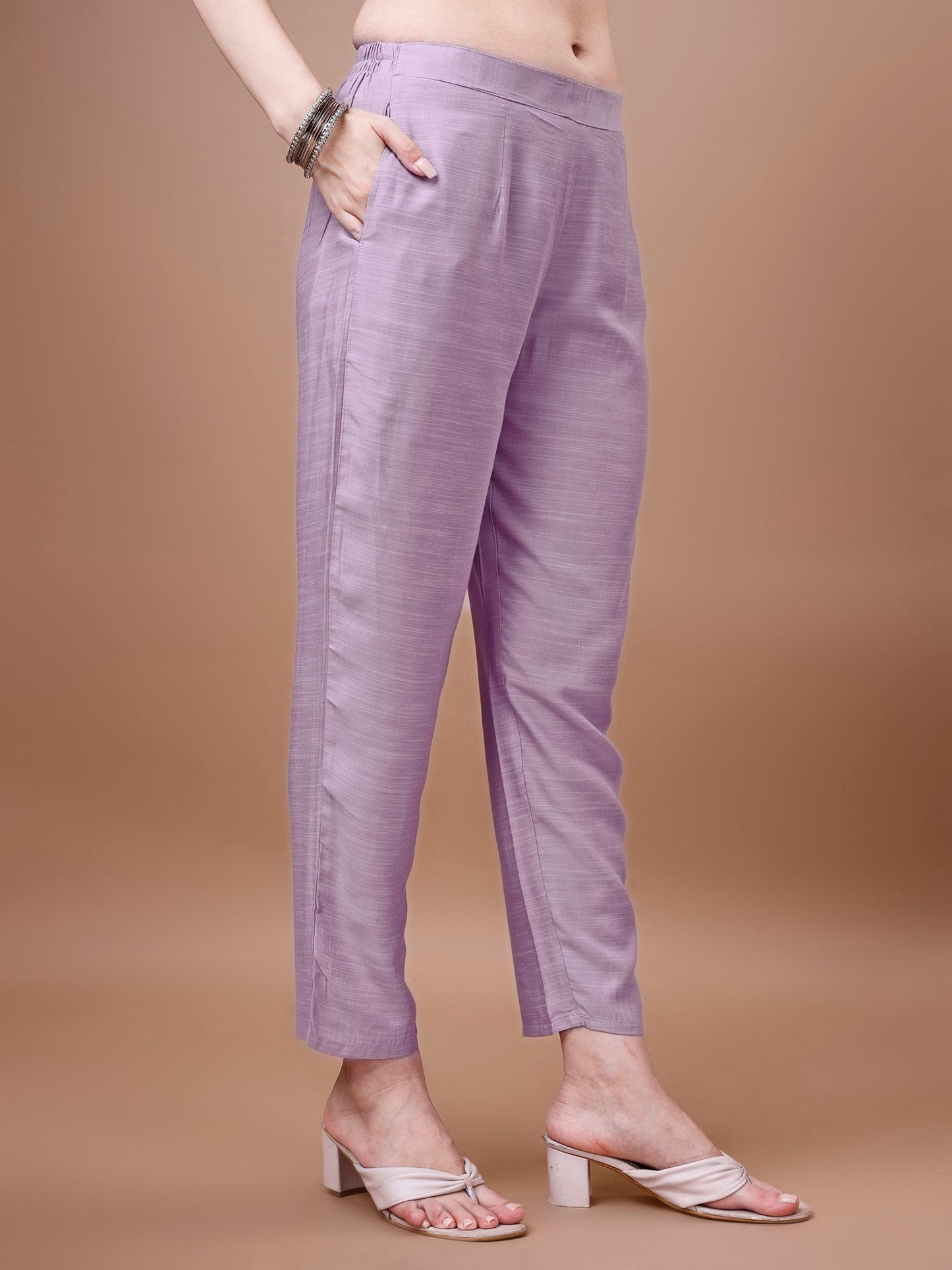 Women's Embroidered Silk Blend Kurta Pyjama & Dupatta Set