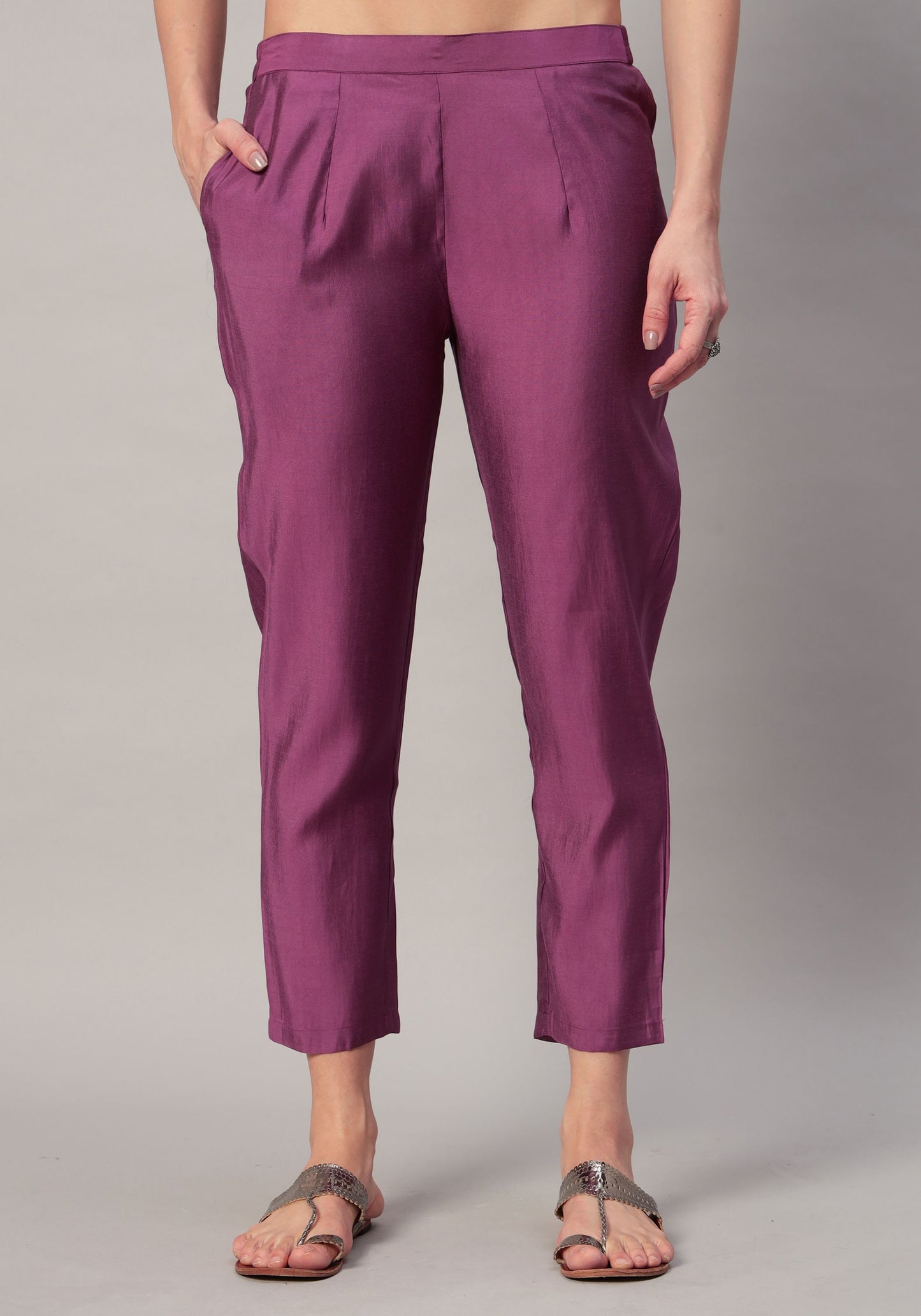 Women's Mustard Embroidered Silk Blend Kurta Pyjama & Dupatta Set