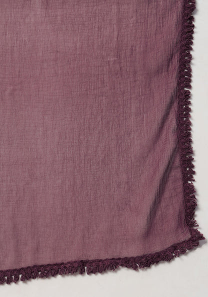 Women's  Embroidered Viscose Kurta Dhoti Pant & Dupatta Set