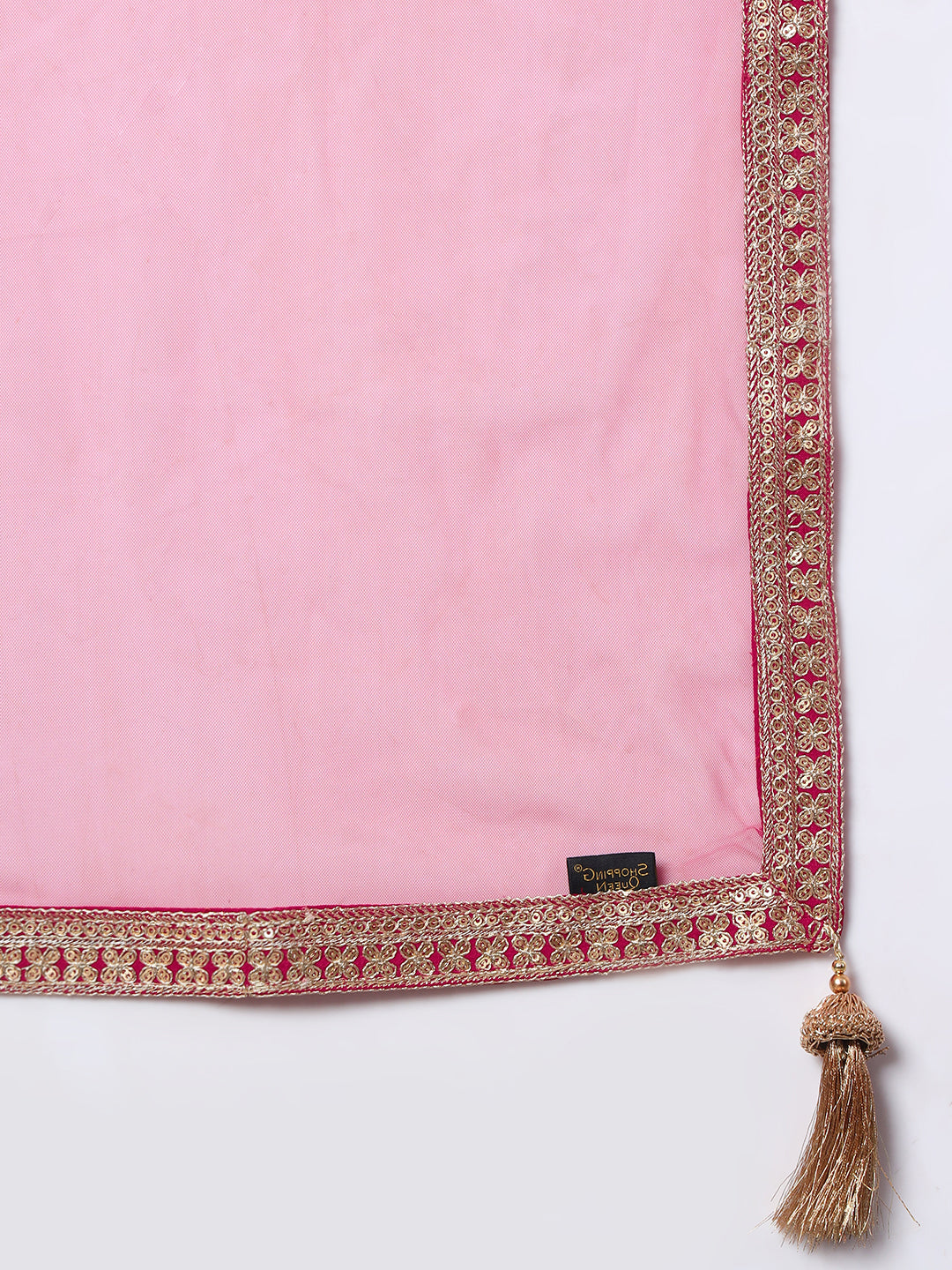 Women's Embroidered Silk Blend Kurta, Dhoti Pant & Dupatta Set