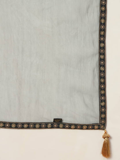 Women's Embroidered Georgette Kurta and Palazzo Set