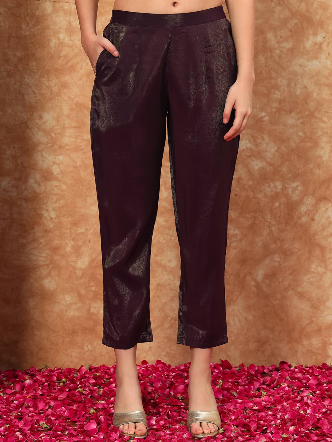 Women's Embroidered Silk Kurta, Pyjama & Dupatta Set